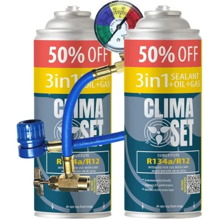 40% Mehr Inhalt 3in1 Dichtmittel+Öl+Kältemittel Ersatzgas R134A ❆ A/C