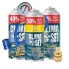 ClimaSet (3in1 R1234yf Kältemittel Ersatzgas + 2x R1234yf Kältemittel Ersatzgas) für Autos ab 2017 + Füllschlauch und Adapter