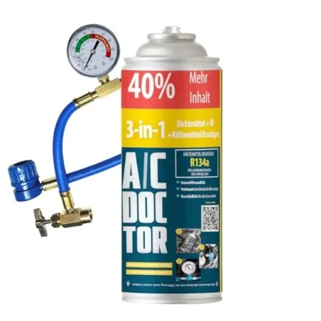 40% Mehr Inhalt 3in1 Dichtmittel+Öl+Kältemittel Ersatzgas R134A ❆ A/C