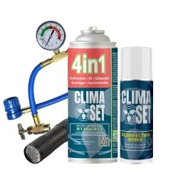 Komplett-Set: Klimaanlage reinigen und befüllen R134a/R12 Ersatz