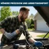CLIMASET PRO Line Set – Füllschlauch mit Manometer + R134a Ersatzgas für Kfz-Klimaanlagen