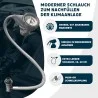 CLIMASET PRO Line Set – Füllschlauch mit Manometer + R134a Ersatzgas für Kfz-Klimaanlagen