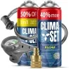 Clima Set Kältemittel 3in1 R1234yf + Ersatzgas & Öl R1234yf + Füllschlauch mit Manometer + YF Adapter