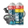 AC Doctor PRO Line Starter Set – Füllschlauch mit Manometer + 3in1 + R134a Ersatzgas für Kfz-Klimaanlagen